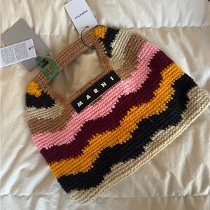 Marni Camel Shopping Bag - Brand New with Original Tags